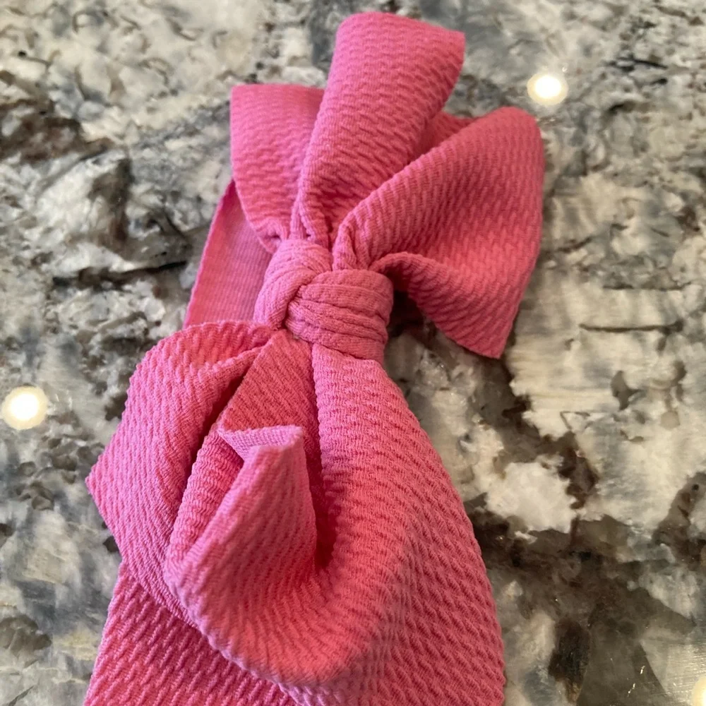 Baby hair bows and binky holders
